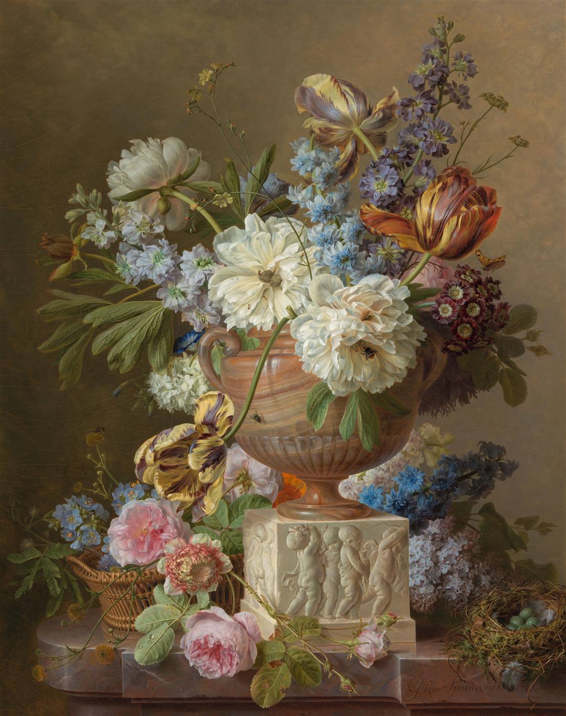 Still life floral arrangement, Purani Gali brand imagery